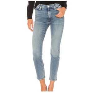 MOTHER Women's Straight Leg Jeans - Light Blue
